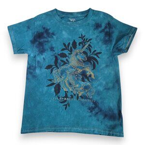 Wizarding World Harry Potter Unicorn Graphic Tee Kids XS Tie Dye Shirt